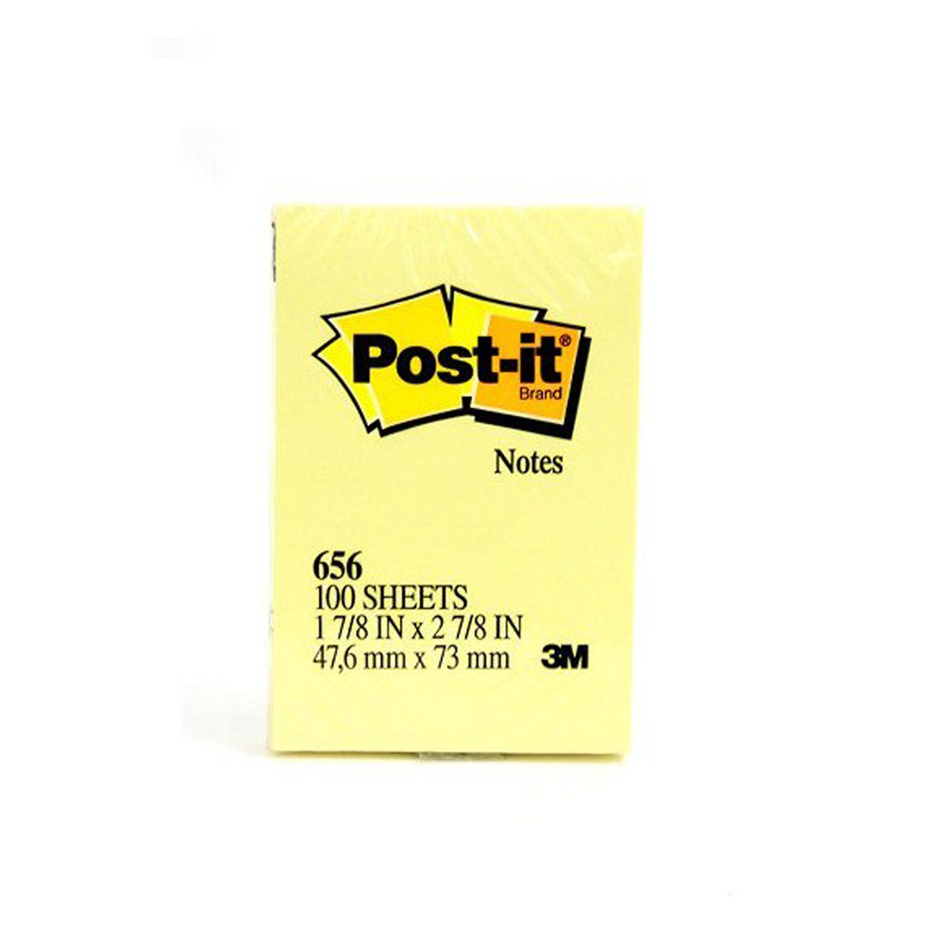 Jual 3M Post It Sticky Notes Memo 656 Indonesia|Shopee Indonesia