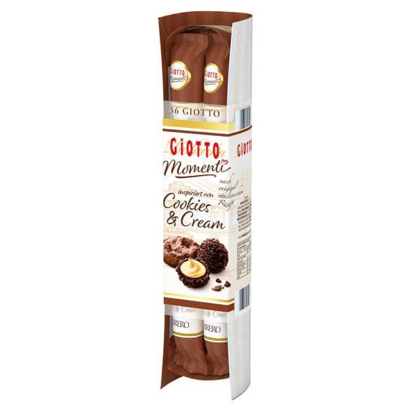 

#HANDCARRY Giotto Cookies & Cream Stangen 154g - UFOHCR2208