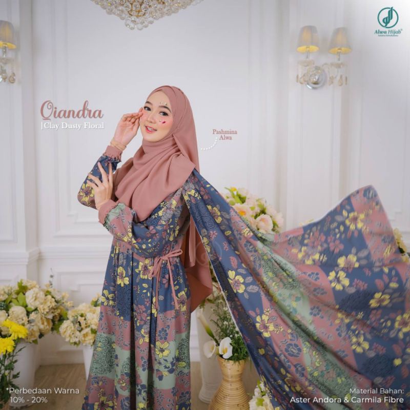 QIANDRA SET PASMINA BY ALWA HIJAB