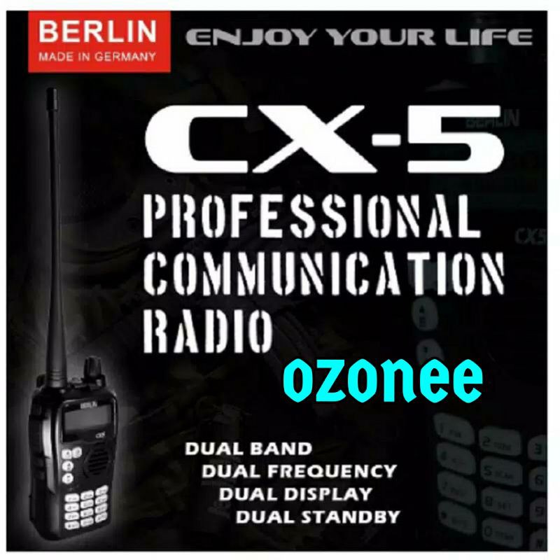 HT BERLIN CX5 PROFESIONAL COMUNICATION RADIO DUAL BAND