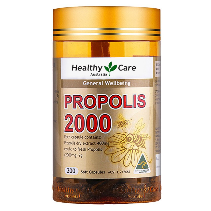 Healthy Care Propolis 2000mg, 200 tablets