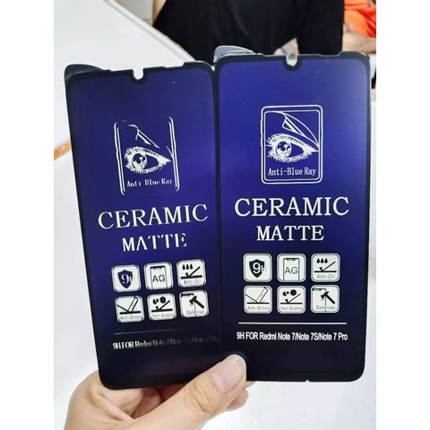 NEW OPPO A32 A33 A52 A53 A53S A72 A73 A92 A93 TEMPERED GLASS CERAMIC MATTE ANTI BLUE RADIASI / ANTI MINYAK / ANTI PECAH FULL COVER - A/B