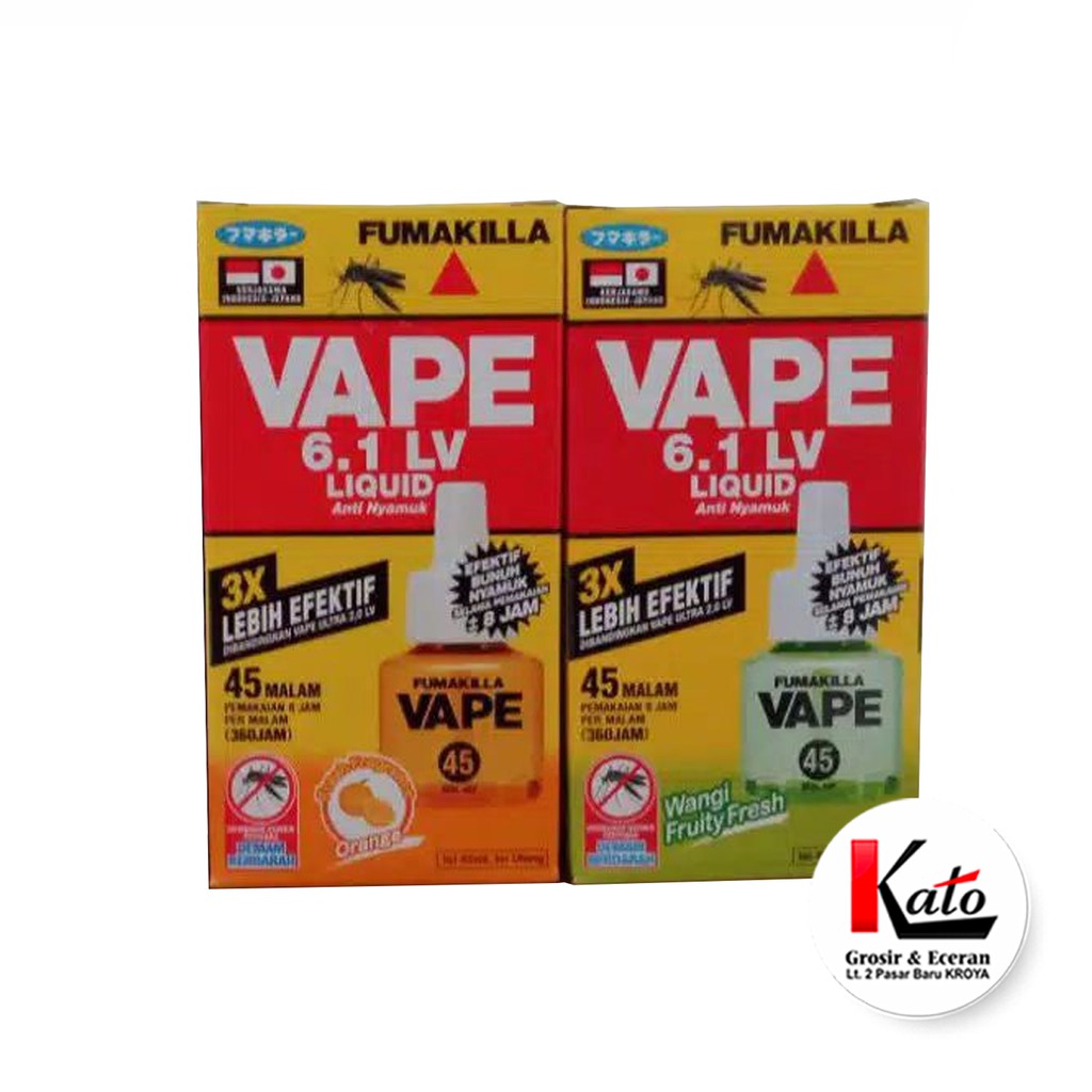 Vape Pembasmi Anti Nyamuk Liquid Refill 45 hari / Pembasmi Nyamuk