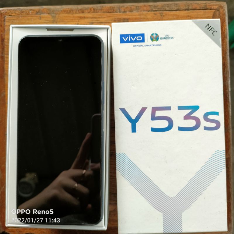 HP SECOND VIVO Y53S RAM 8+4/128GB FULLSET NO MINUS, GARANSI MASIH PANJANG PEMAKAIAN 2 BULAN
