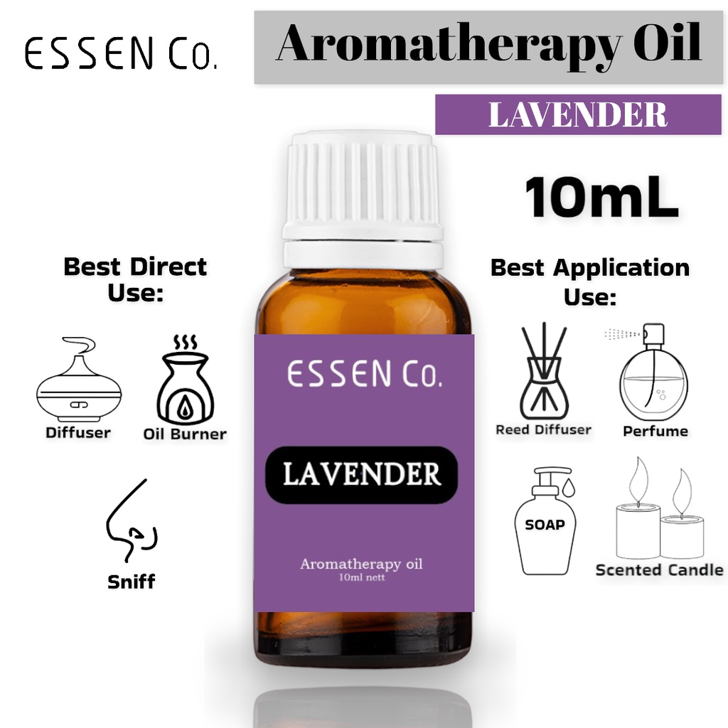 Essen Co Lavender Essential Oil Aromatherapy Pengharum Pewangi Ruangan Aromaterapi 10ml