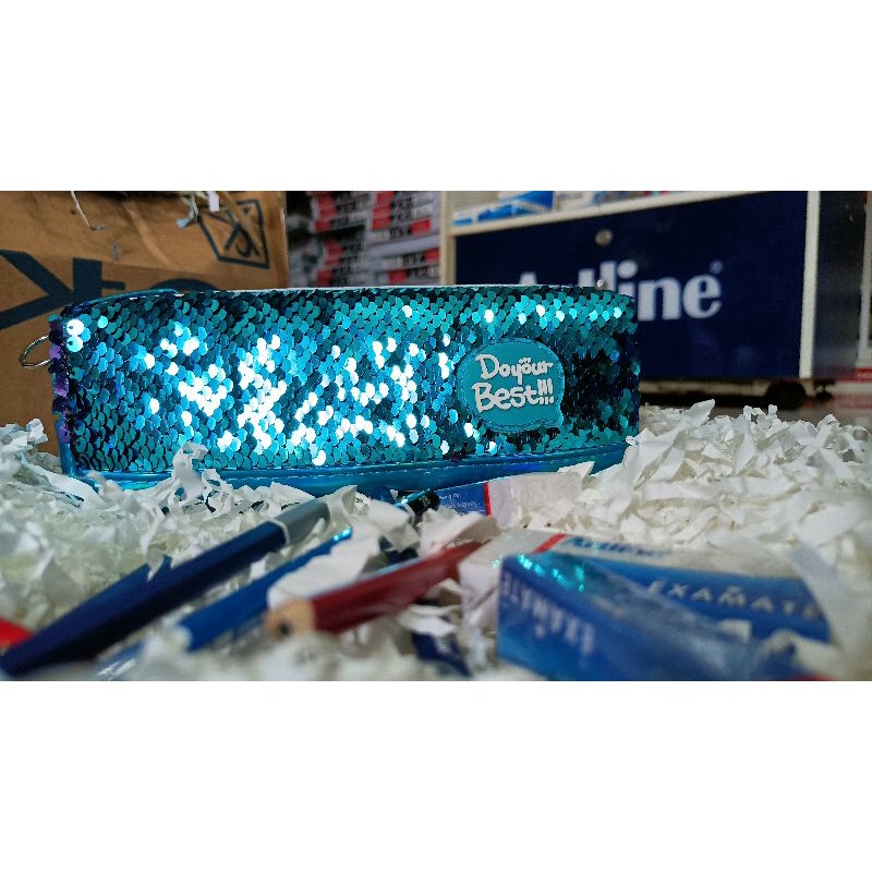 

KOTAK PENSIL KAIN 6483 MOTIF SEQUIN DO YOUR BEST