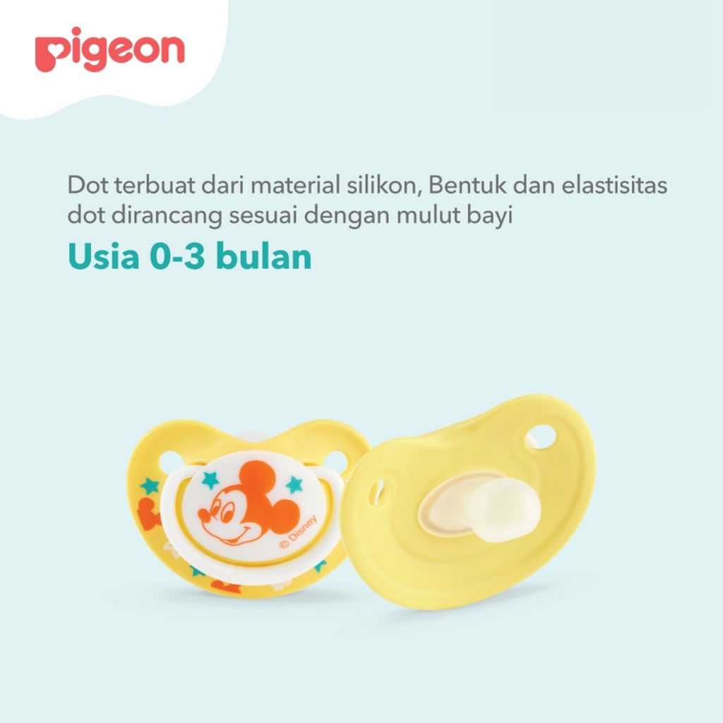 Pigeon Pacifier FunFriend Disney Mickey Mouse Size S 0 - 3 Bulan