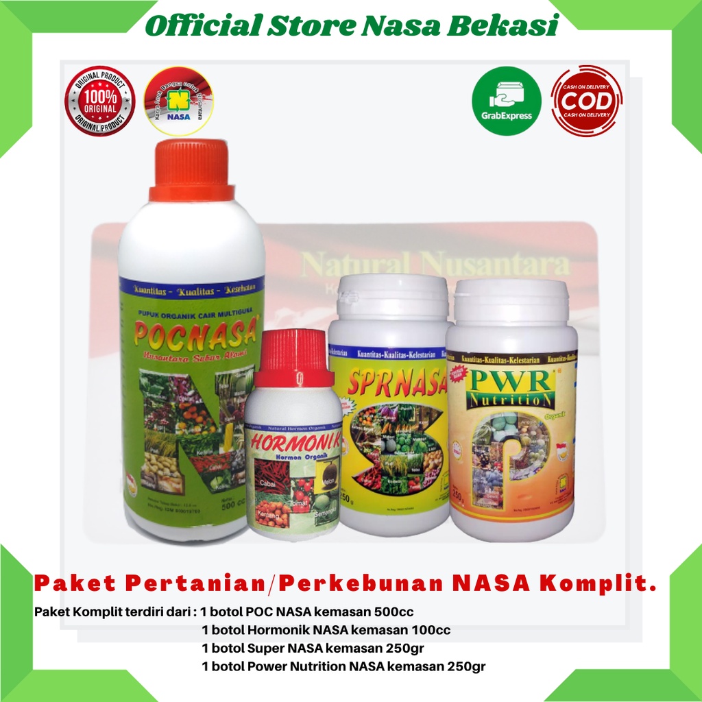 Paket Pupuk Nasa Komplit - Pupuk Durian - Pupuk Duren Lengkap