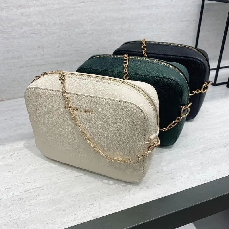 CK Chain Link Boxy Clutch