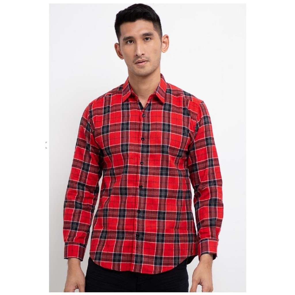 Kemeja Flanel Pria Oto Ono James