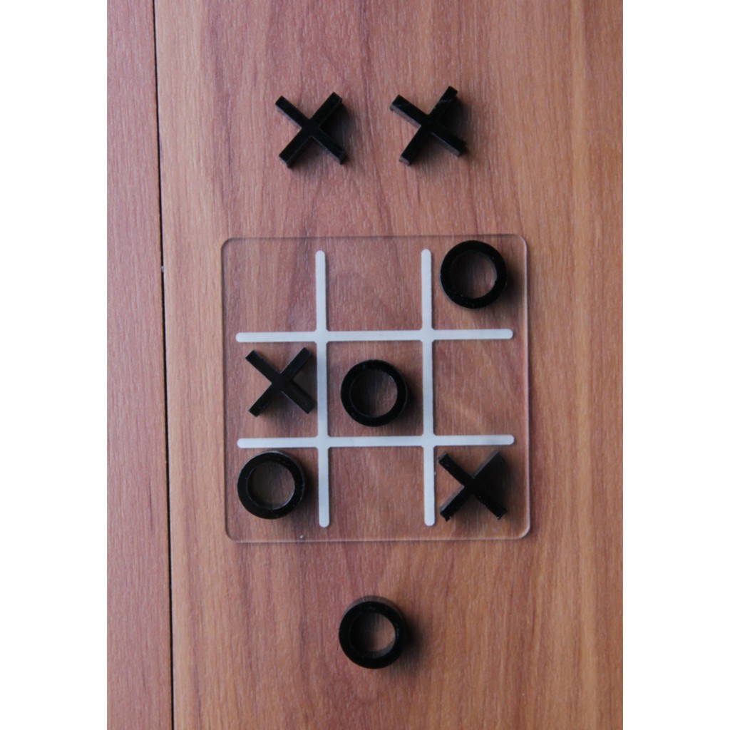 Papan Permainan Tic Tac Toe + Pouch