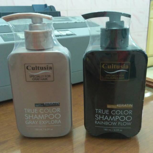 PASTI MURAH - CULTUSIA TRUE COLOR SHAMPO 180ML - CULTUSIA SHAMPO GREY EXPLORA 180ML - MEMPERTAHANKAN