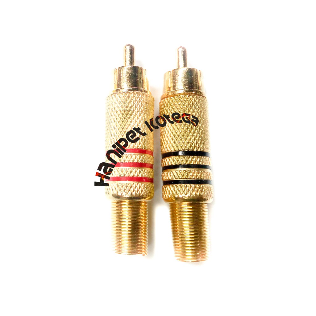 Jek Mic RCA Gold Jack Microphone Mikropon
