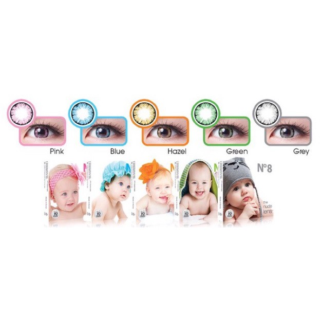 SOFTLENS N8 MINUS  / Baby eyes / Softlens 16mm