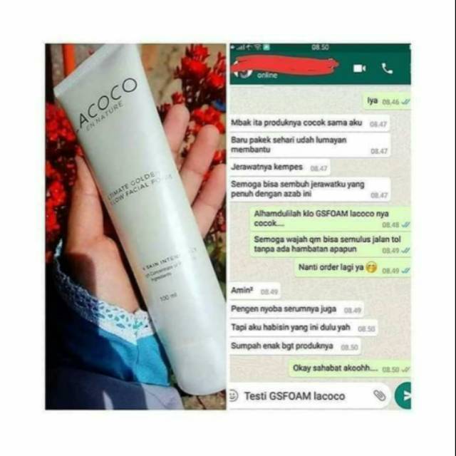 Sabun muka Gsfoam nasa