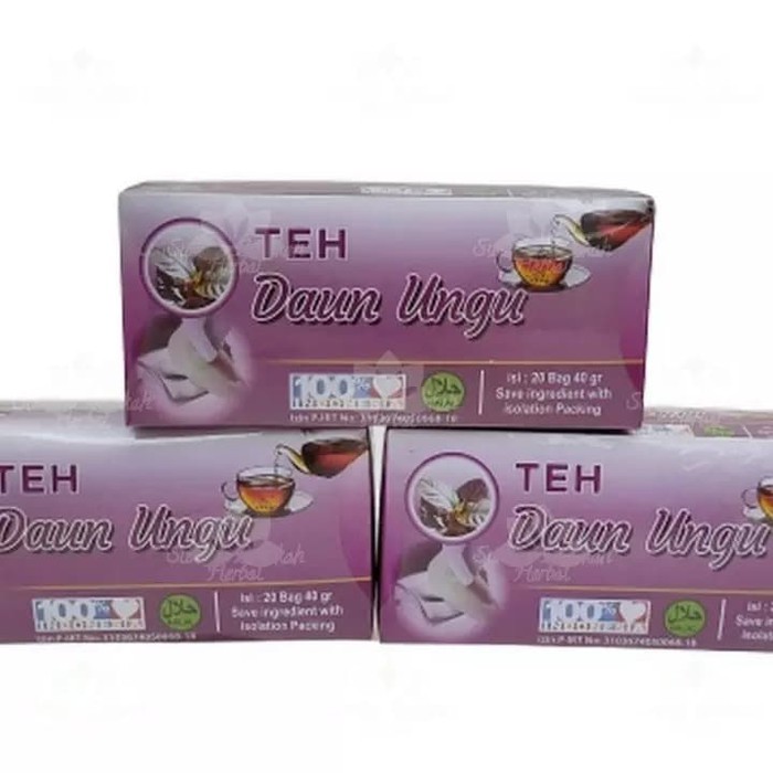 

TEH DAUN UNGU OBAT HERBAL TANPA PEWARNA 100% DIJAMIN HERBAL