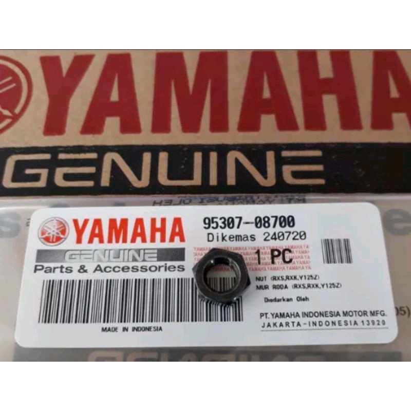 Mur stelan setelan rantai - mur baut standar samping rx king ori yamaha