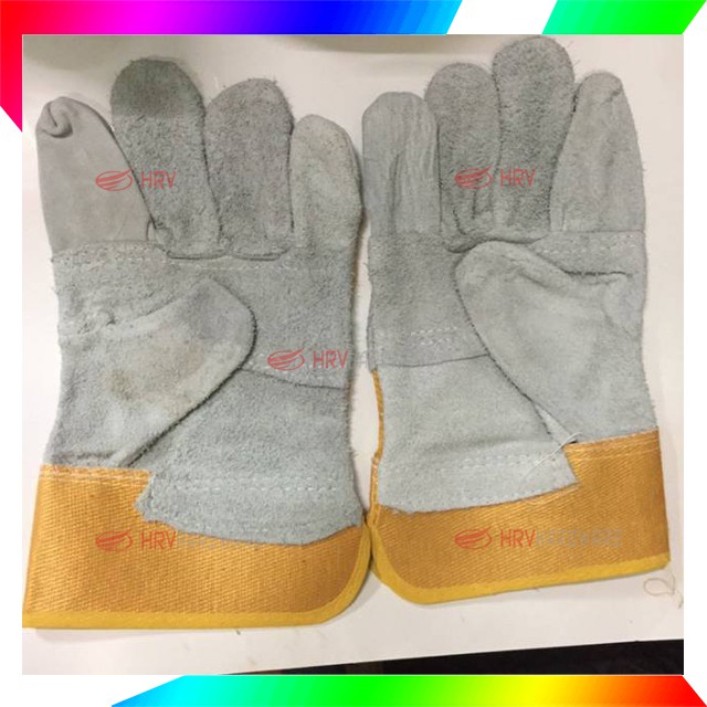 Sarung Tangan Kulit Kombinasi Legion Protector ECOGRIP Gosave Untuk Las dan Gerinda Proyek Safety Gloves