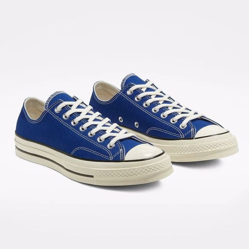 Sepatu Sneakers Pria CONVERSE Chuck 70 Ox Rush Blue Egret Original 168514C