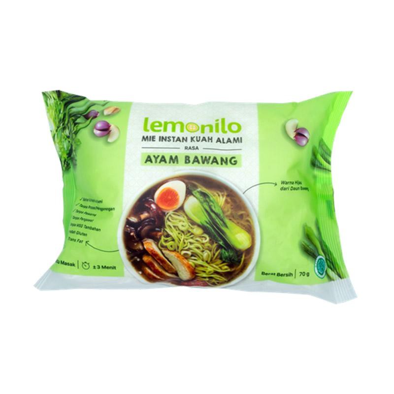 

Lemonilo Mie Instan Rasa Ayam Bawang 70g