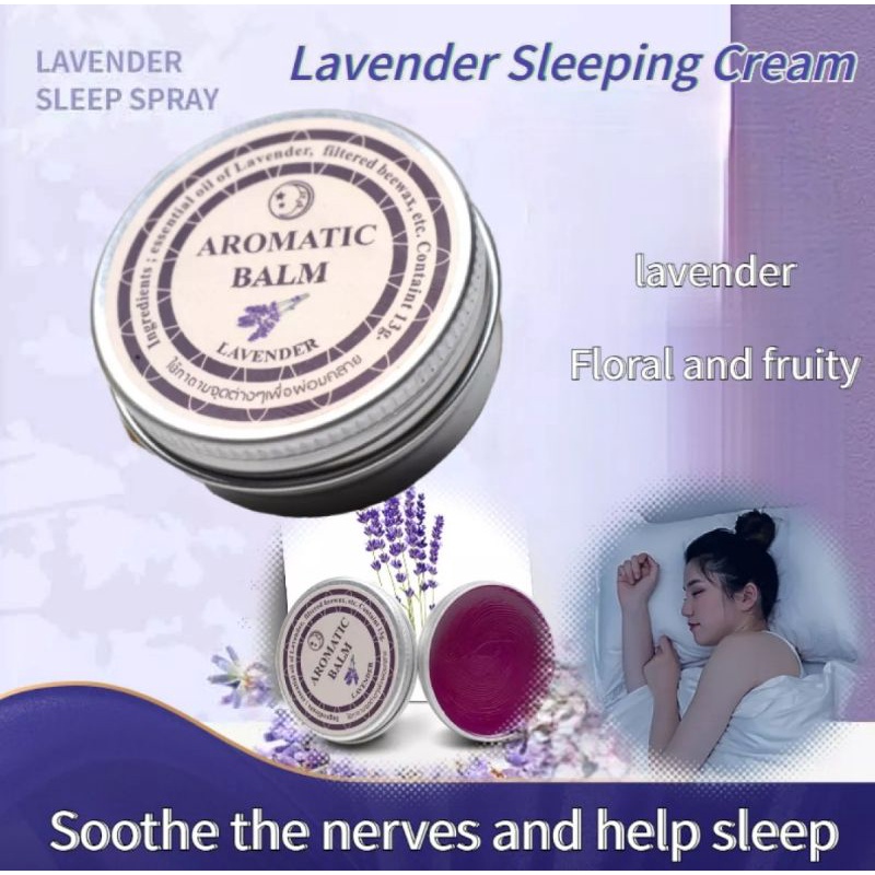 AROMATIC BALM LAVENDER MENINGKATKAN TIDUR MENENANGKAN SUASANA HATI LAVENDER AROMATIK LAVENDER