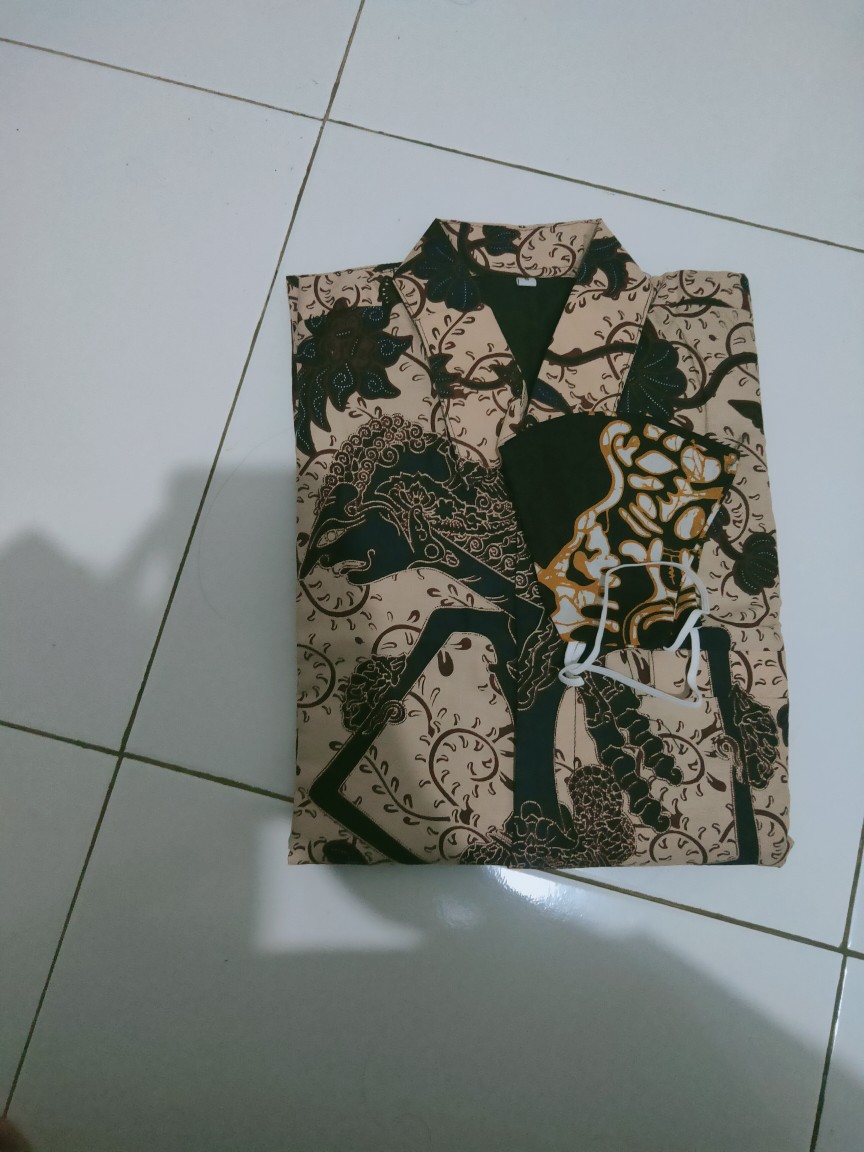 Harjunososro Mocca Kemeja Batik Pria Panjang Full Furing By Dewo