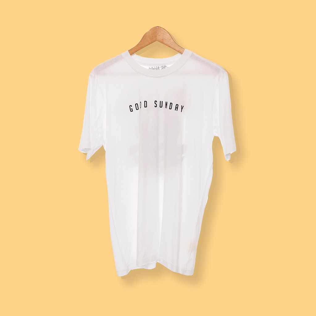 

Good Sunday White Tees Typo Series