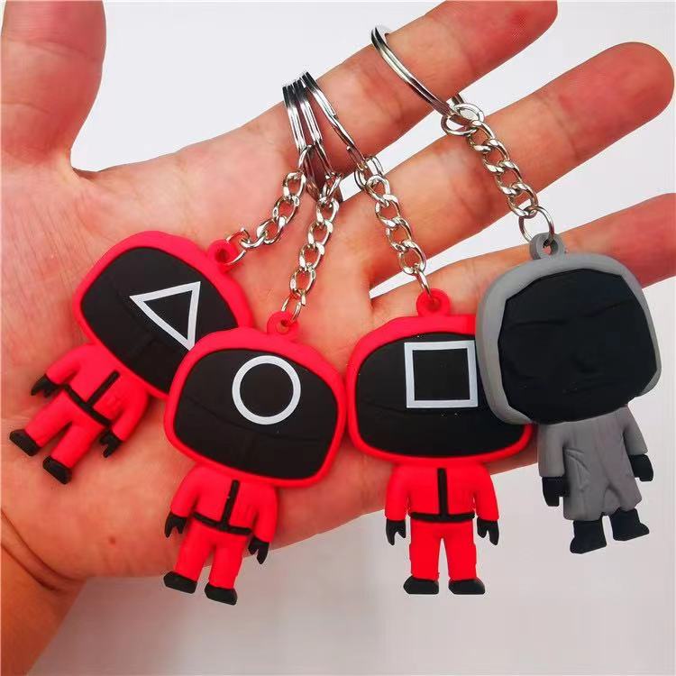 TBOSS KeyChain SquidGame / Gantungan Kunci SquidGame Premium