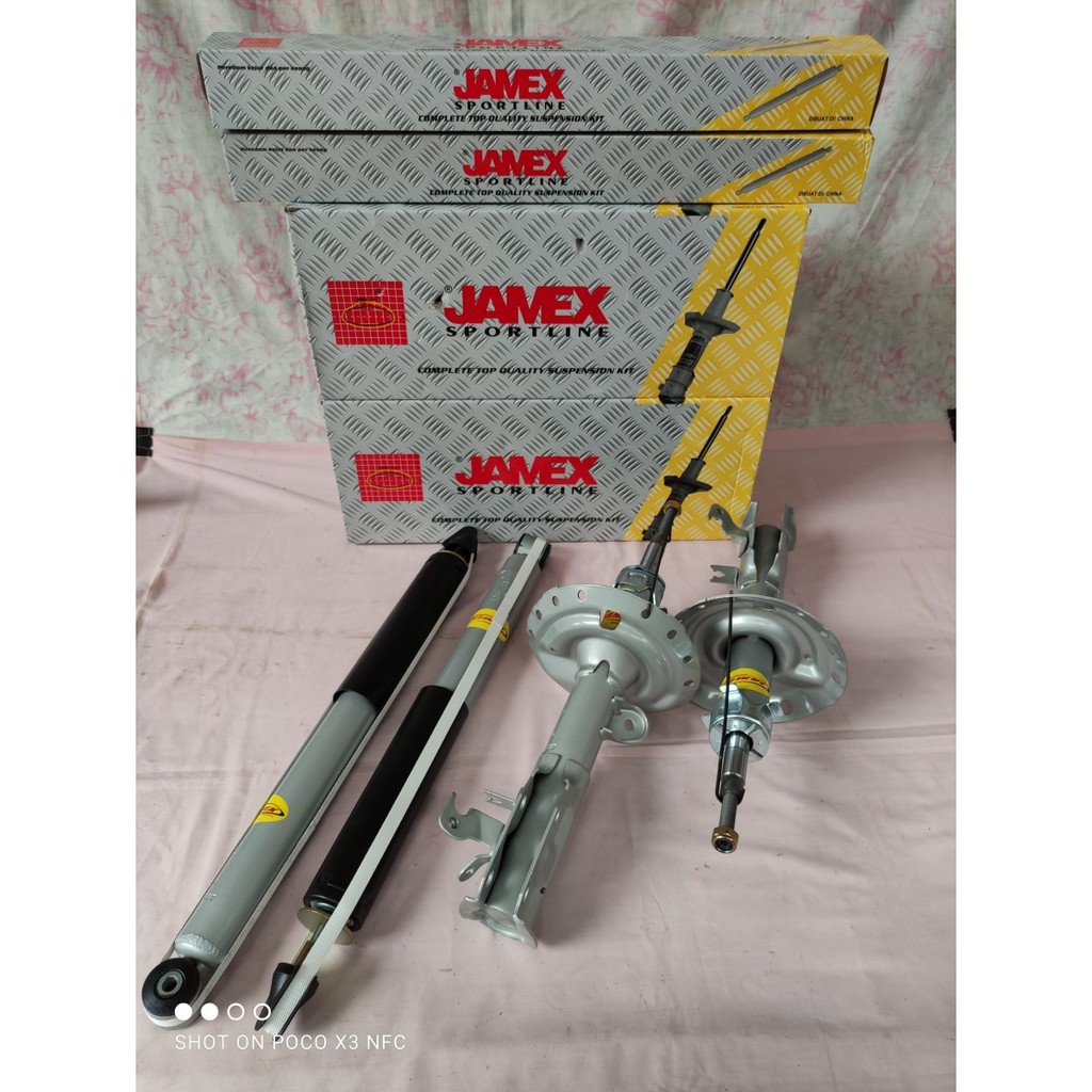 SHOCK BREAKER JAMEX MOBIL HONDA JAZZ RS / NEW JAZZ DEPAN - BELAKANG 4PCS