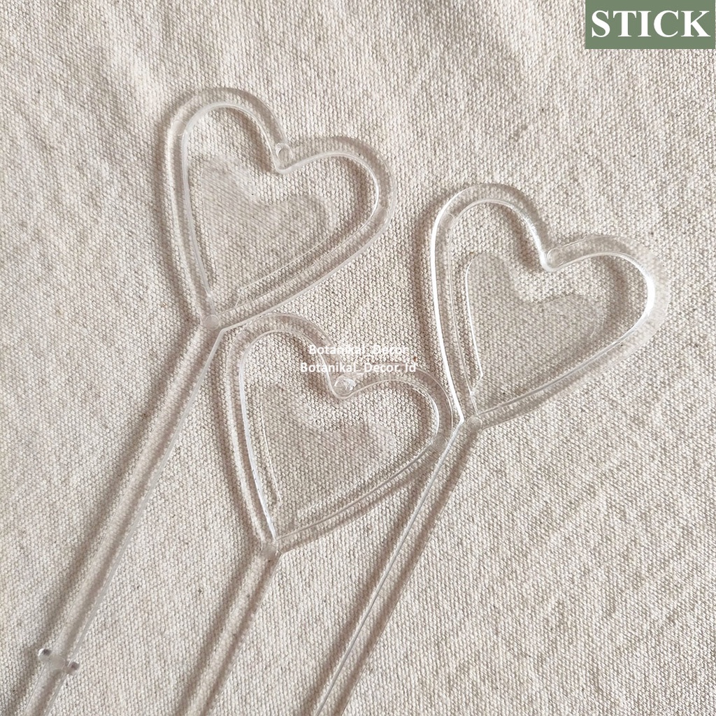 Flower Wrapping Cellophane Paper Kertas Stick Card Holder Stik Bouquet Buket Bunga Buket Bouquet Cake-4