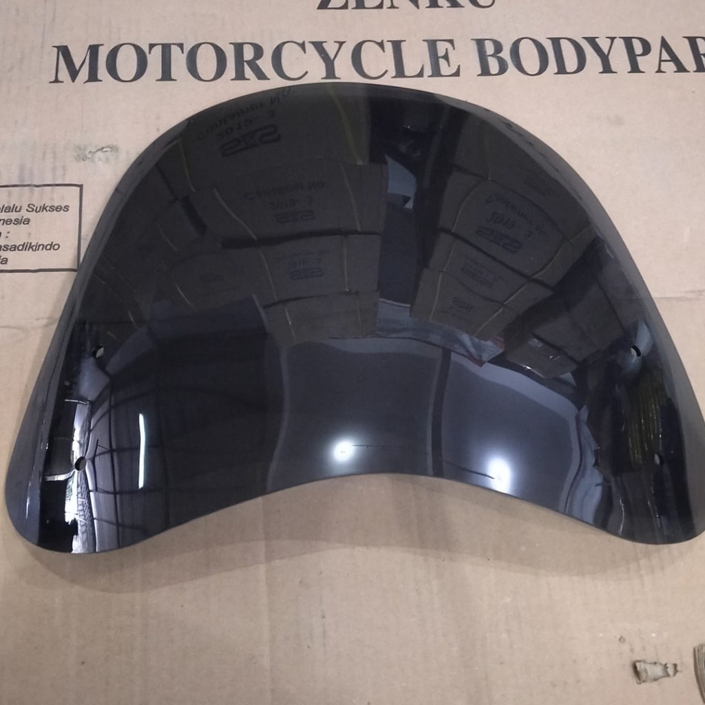 KACA WINDSHIELD VISOR C70 VESPA MATIC BEBEL CB UNIVERSAL PLUS PANGKON