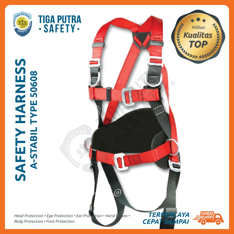 ASTABIL 50608 Safety Harness / Full Body Sabuk Belt Climbing Shackle