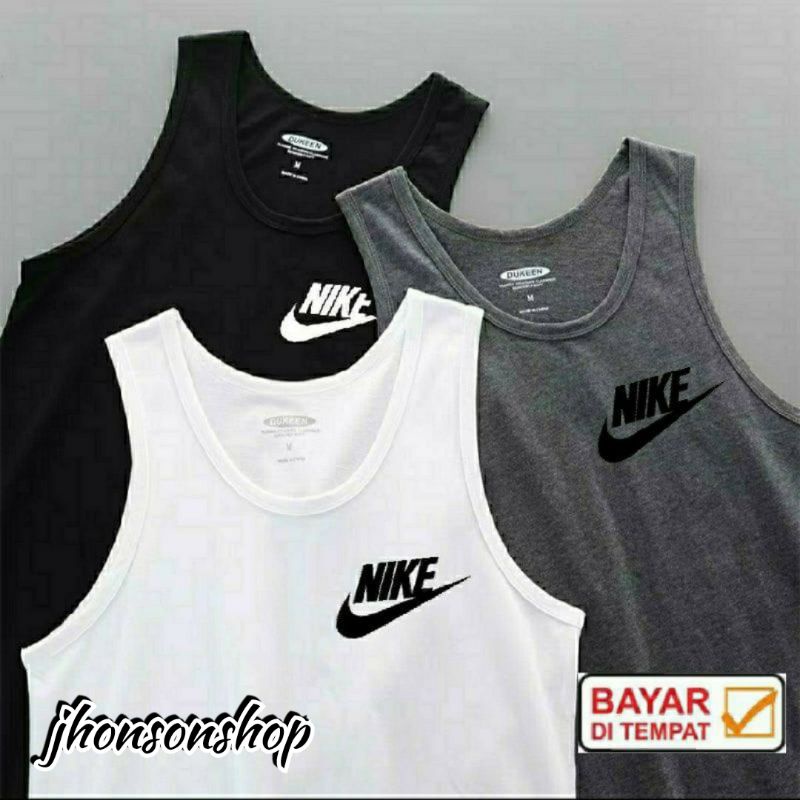 kaos singlet {.NIK.} CATTON .buat pria dewasa bahan berkualitas premium