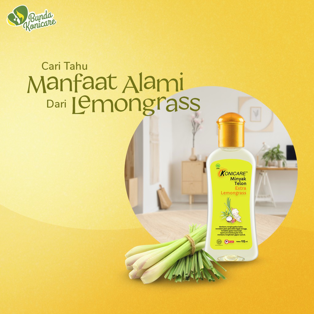 Konicare Minyak Telon Lemongrass 60ml