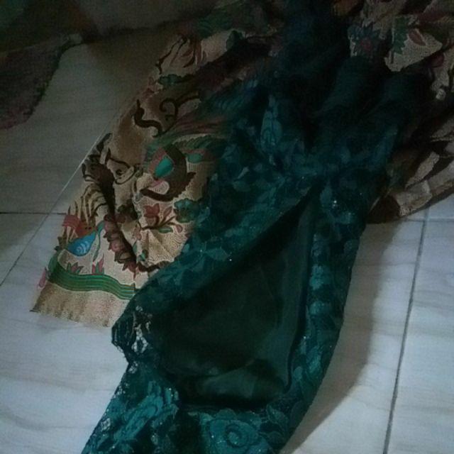 Couple Batik Gamis Brokat Cindrawasih Kamaratih
