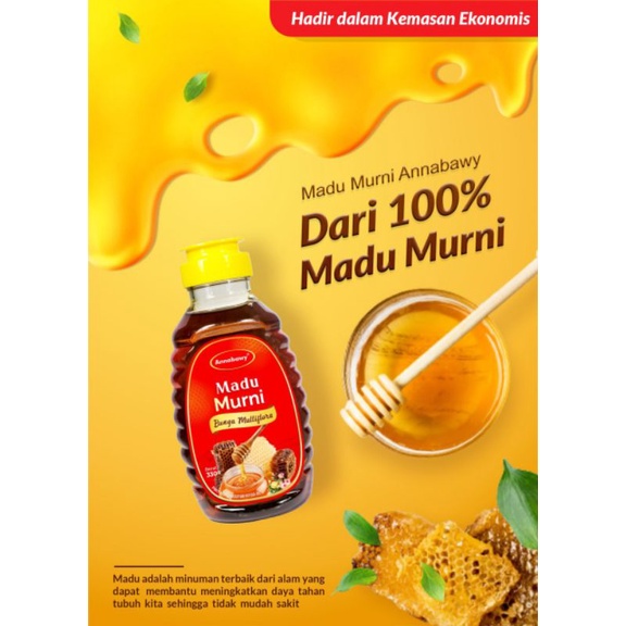 

BUKAN MADU TJ | MADU 100% MURNI NEKTQR BUNGA MULTIFLORA 330gr ANNABAWY