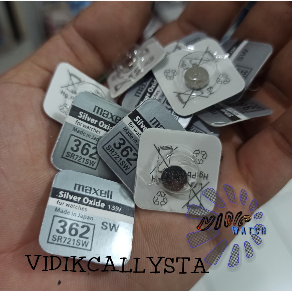 BATERAI JAM TANGAN MAXL 362 SR721SW SR 721 SW ORIGINAL SP BATRE BATREI BATERAI KANCING JAM TANGAN