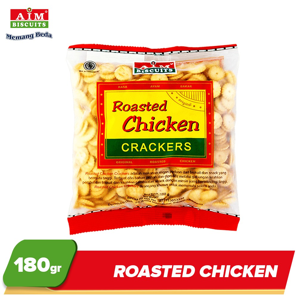 

AIM Roasted Chicken 180g / Snack Crackers 180 gr