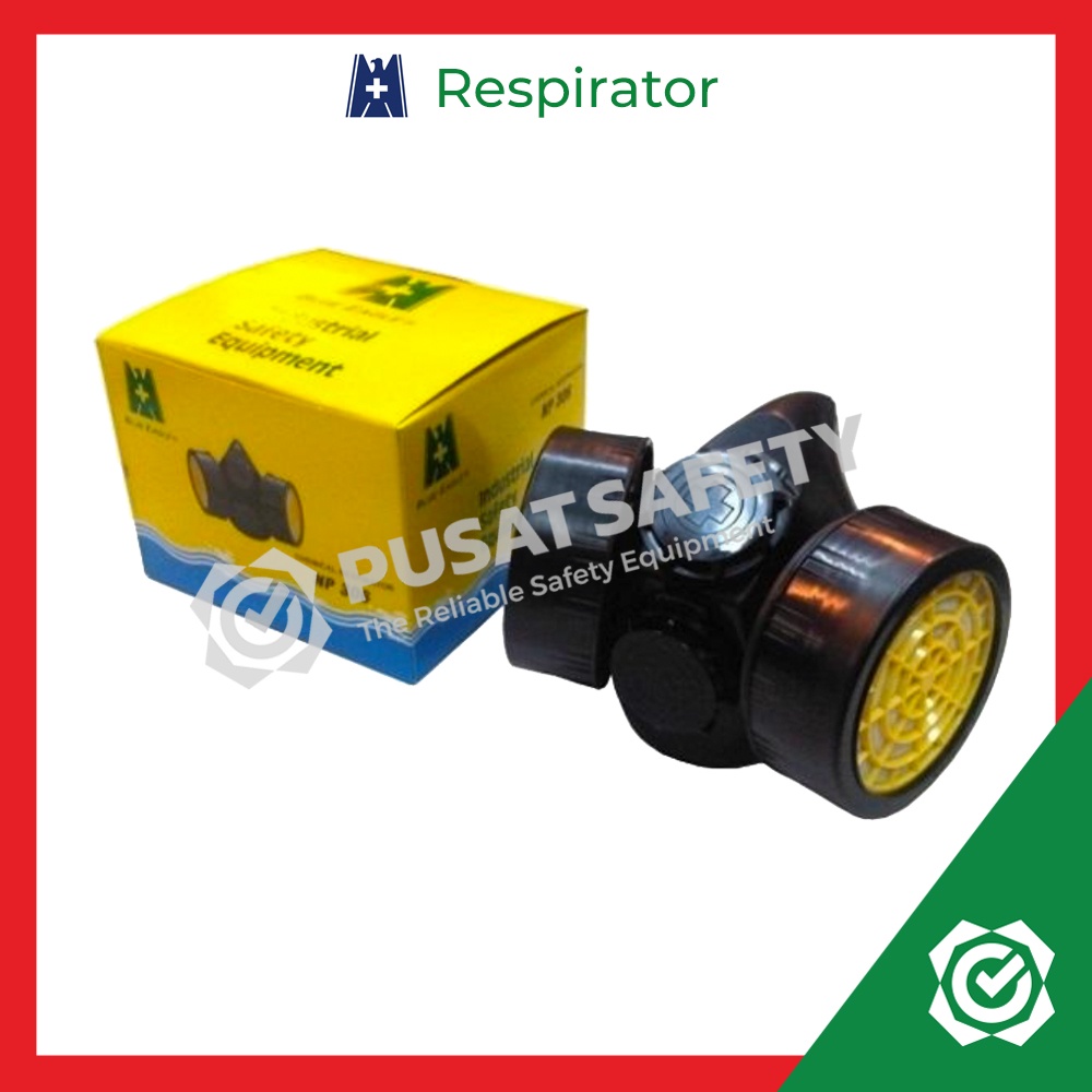 Masker Chemical Respirator Double NP 306 Blue Eagle Original