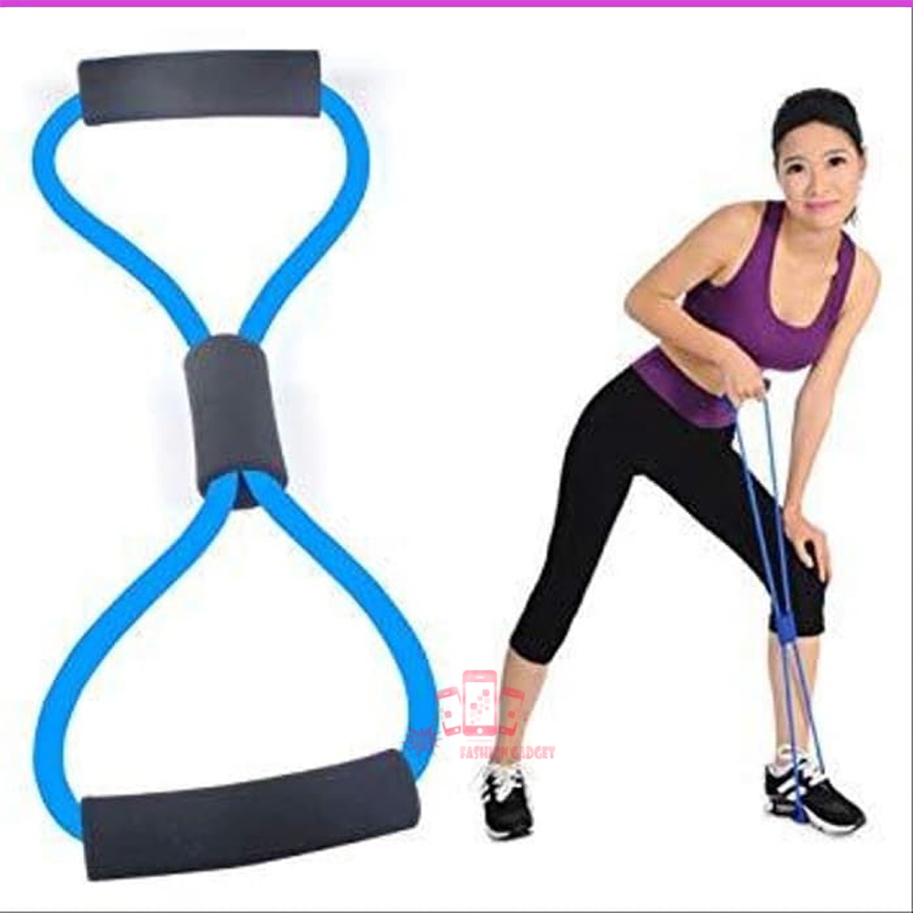 Tali Stretching Yoga Fitness Wanita / Pria Exercises Gym Tali Fitnes Tali Gym Tali Olahraga warna acak