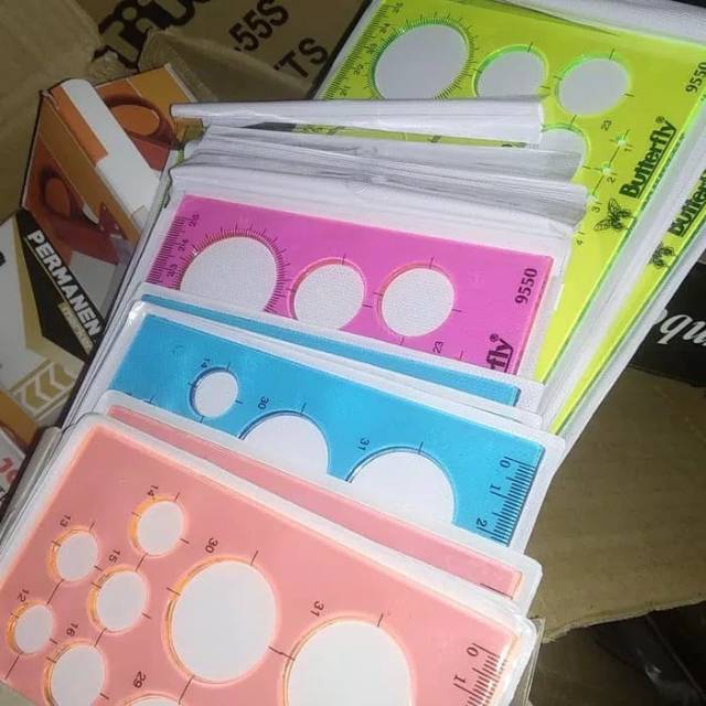 

Penggaris Bulat BUTTERFLY 9550