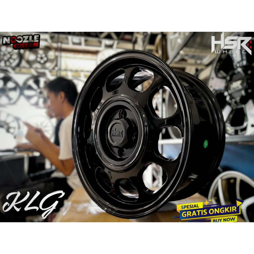 VELG MOBIL KALENG HSR R15 TYPE KLG RING 15 PELEK RACING MOBILIO AGYA