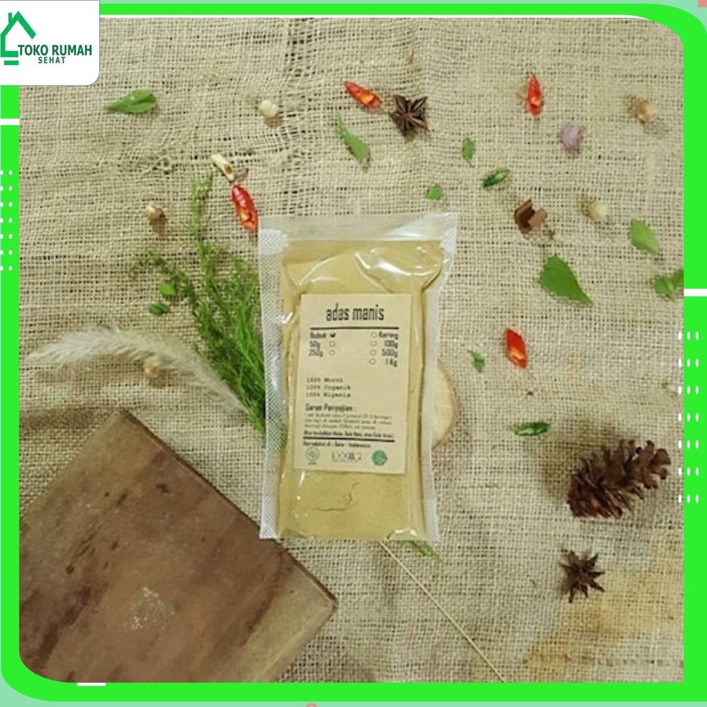

ADAS MANIS BUBUK 100 gr - Pimpinella Anisum - MURNI - JSR - REMPA