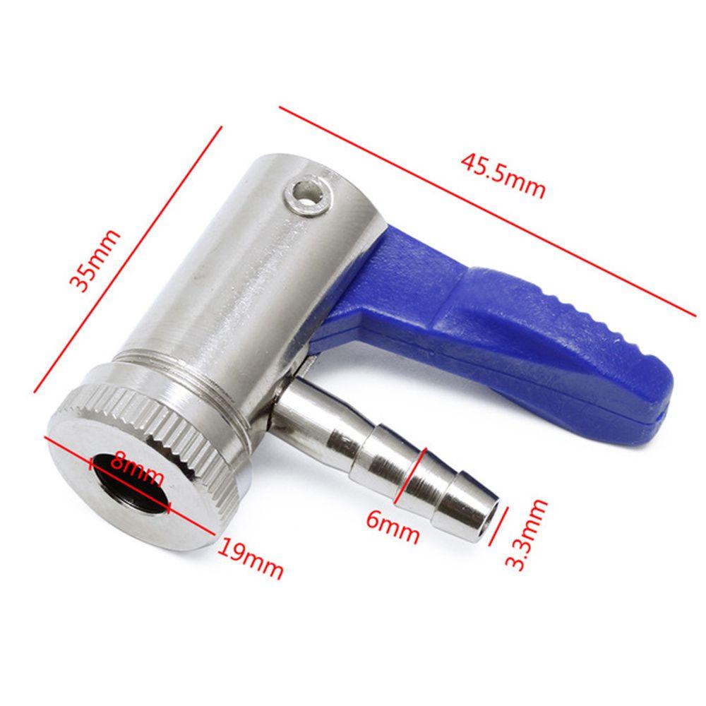 Lanfy Ban Sepeda Ban 6 /8mm Sepeda Bicycle Pump Supplies Aksesoris Ban Sepeda Bersepeda Pompa Klip Pump Nozzle