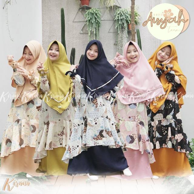 Gamis aisyah house of kirana gamis anak remaja