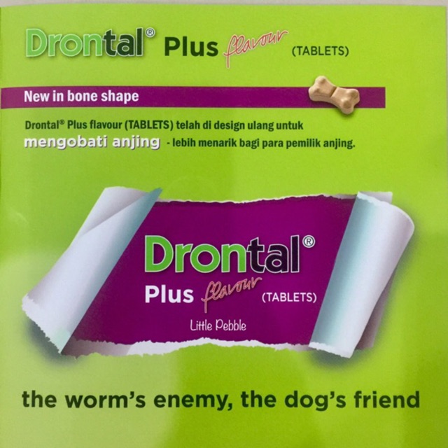 Drontal plus Dog Per Tablet Obat Cacing Anjing