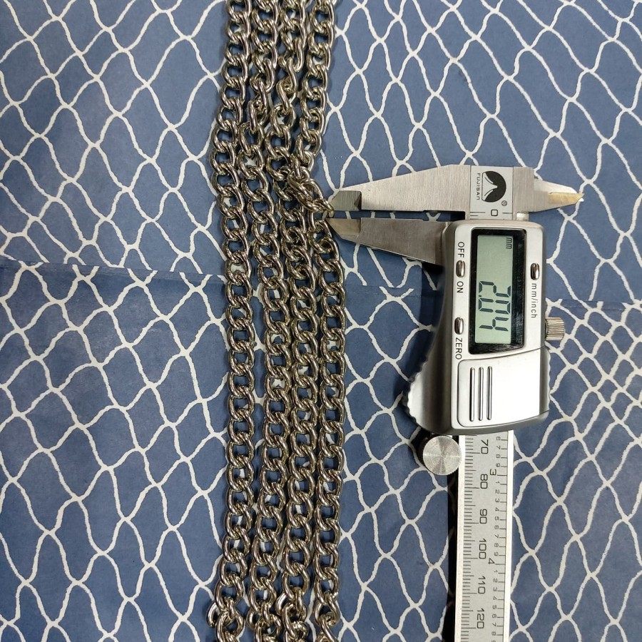 Rantai chrome 2mm STAINLESS STEEL  Rantai regal  Rantai anjing
