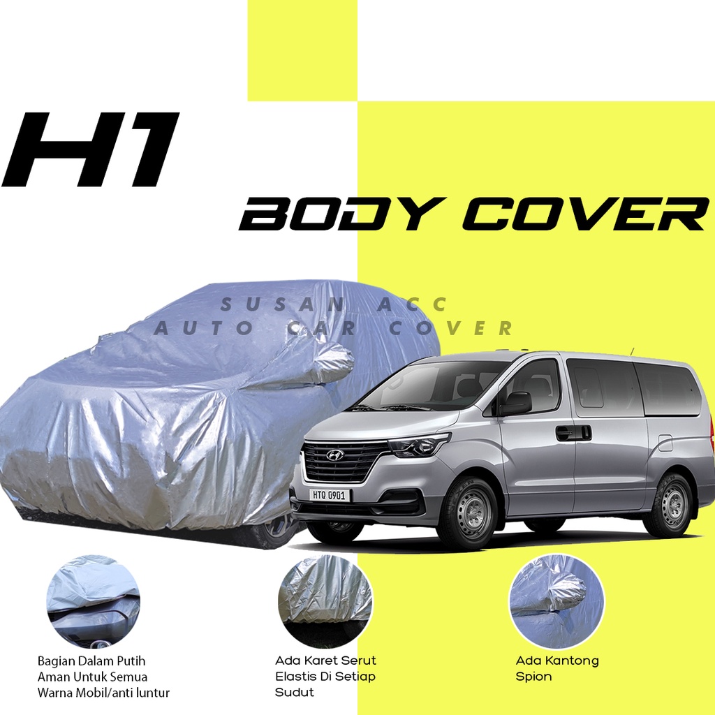 Body Cover Mobil h1 Sarung Mobil H1/hyundai h1/alphard/new alphard/all new alphard/serena/hilux/triton