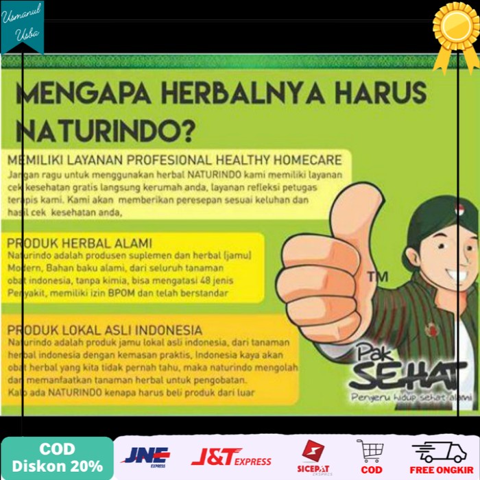 

◾COD◾ Obat Herbal VERMIFIT Naturindo (Spesial Vertigo & Migrain)