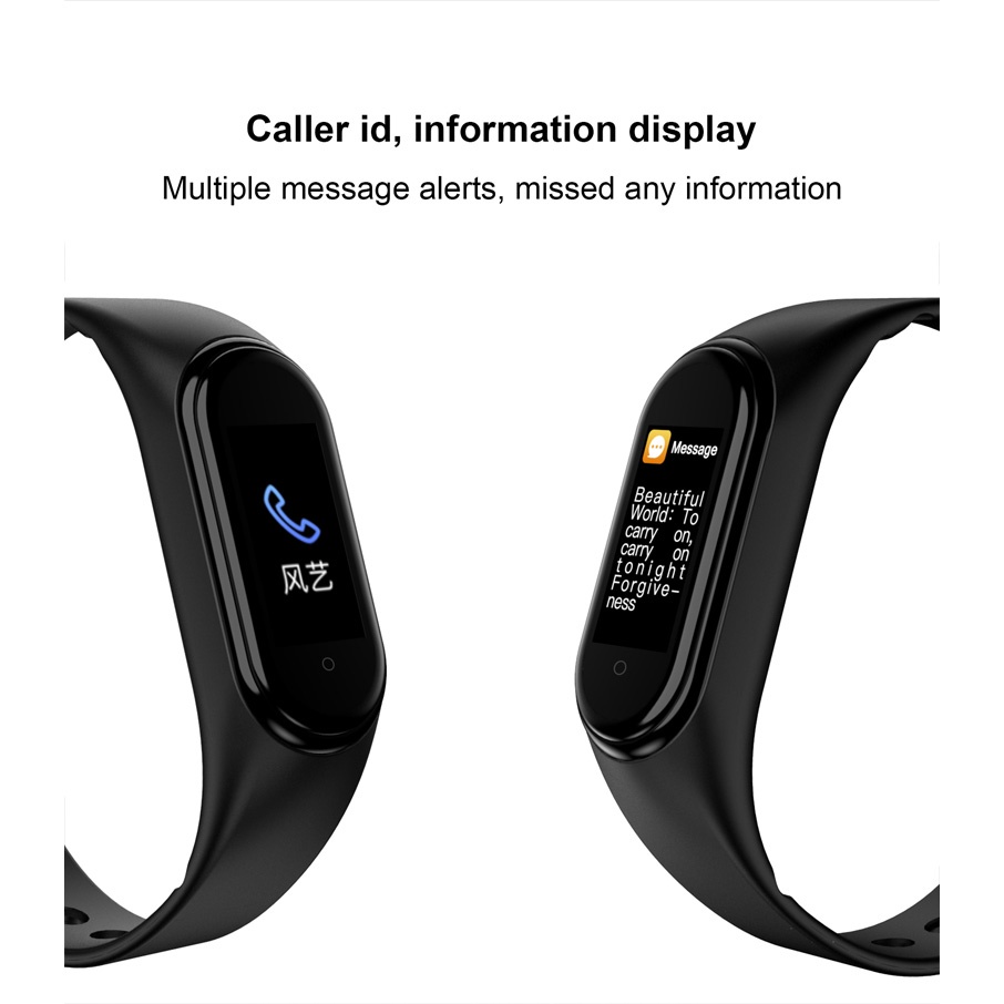 Jam Tangan Bluetooth Smartwatch - M4 - Hitam